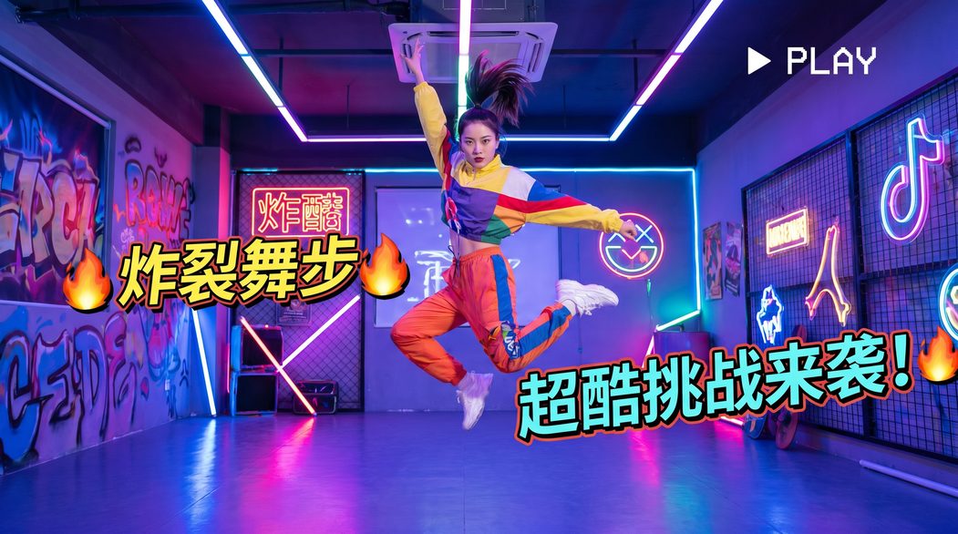 老虎菜短视频挑战-炸裂舞步